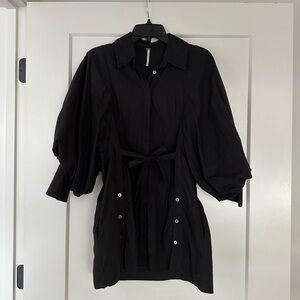 Free People Black Mini Dress